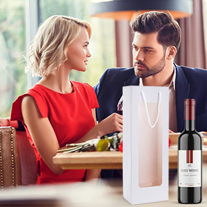 L&uuml;ks Kraft Kağıt Şarap Ambalaj Kutusu kahverengi Renk &ccedil;evre Dayanıklı Kağıt 2