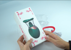 Özel Logo Ekolojik Dostu Yazdırılmış Karton Kağıt Dudak Dil Vibratör Paket Kutusu