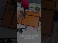 Karton Paket Kutusu Hediye Kutusu Giysi için yaylı lüks kağıt hediye kutusu