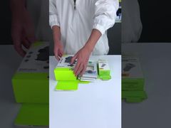 Premium Karton Paket Kutusu Parlak UV Baskı Kutusu Araba Şarjı Katlanabilir Paket Kutusu