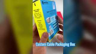 Özel USB C Kablo Paketleme Kutusu