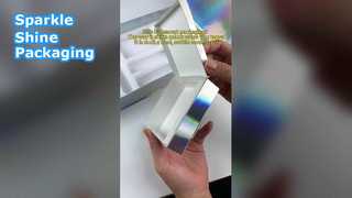 Lüks Holografik Mücevher Kutuları Özel Ambalaj
