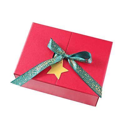 Yeni Yıl Nefis Karton Hediye Paketleme Kutusu Şeker Kırmızı Boş Kutu