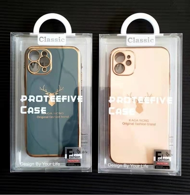 PVC Şeffaf Paket Kağıt Kutusu Özel Logo Telefon Kutusu Paket Kutusu