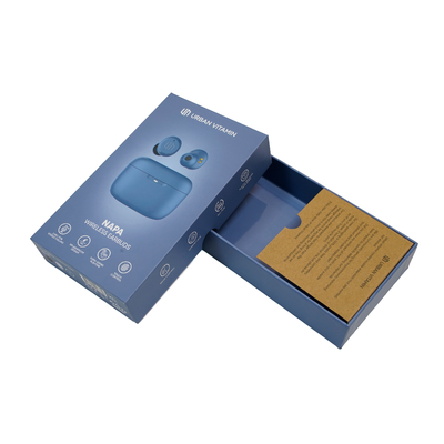 Lüks Baskı Karton Paket Kutusu Kablolu Kablosuz Bluetooth Kulaklık hediye kutuları