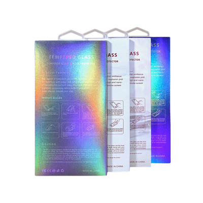 9H Ekran Koruyucu Paketleme Tempered Glass Film Kraft Sleeve Box Kağıt Paketleme