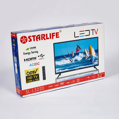 Özel Logo Karton Katlanmalı Dalgalanmış Kağıt Kutuları Büyük Akıllı TV Paketleri için