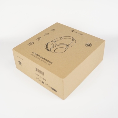 Özel Kraft Kablosuz Bluetooth Kulaklık Kutusu Paketleme IPHONE için Diodegradable