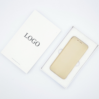 FSC Yeşil Paketleme Özel Logo Sabit Telefon Kutusu IPhone Samsung için Karton Paket Kutusu