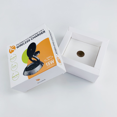 Özel logo Katlanabilir Cep Telefonları Stand Kağıt Kutusu Video Kayıt Paketleme için kağıt tepsisi ile tembel açılı stand ambalaj kutusu