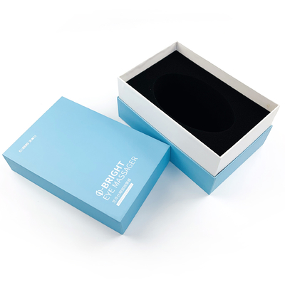 Özel Renkli Pantone Ürün Paketleme Kutusu Göz Masaj Aracı için Kapak Tabaklı Sert Karton Hediye Kutusu