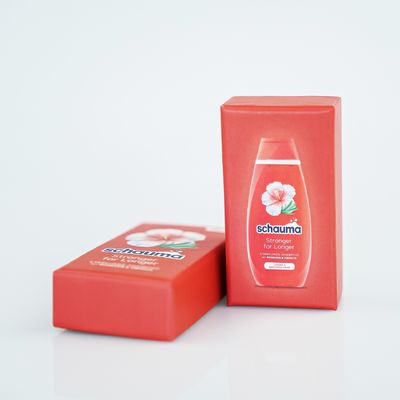 Kozmetik ve Saç Kremi Şampuanı için Kabartmalı Renkli Ambalaj Kağıdı Kutuları