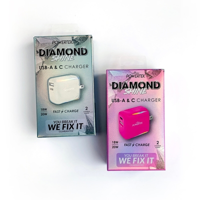 Fabrika Lazer Gümüş Şarj Kafası USB Şarj Kablosu için Katlanabilir Kutusu Perakende Mağazası için Kanca ile Paketleme